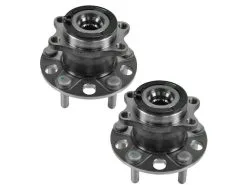 TRQ - Rear Wheel Hub And Bearing Kit 2 Piece Set - 2007 - 2010 Jeep Patriot 4WD - BHA53609