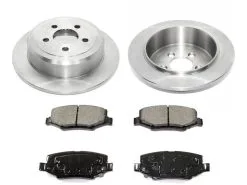 DuraGo - Rear Ceramic Brake Pad And Rotor Kit - 2008 - 2012 Jeep Liberty - BK7111316