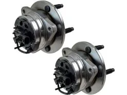 TRQ - Front Wheel Hub And Bearing Kit 2 Piece Set - 2004 - 2012 Chevrolet Malibu With ABS Brakes - BHA53483