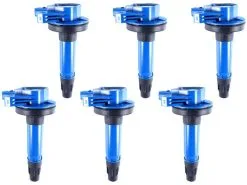 Replacement - Blue Ignition Coil Kit - Set Of 6 - 2013 - 2015 Ford Explorer 3.5L V6 Turbocharged - 904-119B-K6