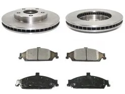 DuraGo - Front Ceramic Brake Pad And Rotor Kit - 1999 - 2005 Pontiac Grand Am - BK7102416