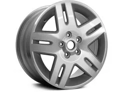 Action Crash - Aluminum Wheel - 17 X 6.5 Inch - Machined With Silver - 2006 - 2013 Chevrolet Impala - ALY05071U10N