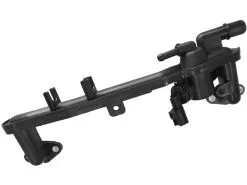 Replacement - Engine Coolant Outlet Flange (Heater Manifold) With Temperature Sensor And Seals - 2010 - 2017 Land Rover Range Rover Sport - 121-450