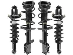 Unity - Front And Rear Strut And Coil Spring Assembly Set Of 4 - 2003 - 2008 Toyota Corolla - 4-11751-15371-001