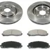 DuraGo - Front Ceramic Brake Pads And Rotor Kit - 2012 - 2019 Dodge Journey - BK7147916 -Engine Electrical shop D0185 Q824597 1