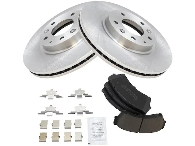 TRQ - Front Ceramic Brake Pads And Rotor Kit - 2006 - 2012 Ford Fusion - BKA10663 3 TRQ - Front Ceramic Brake Pads And Rotor Kit - 2006 - 2012 Ford Fusion - BKA10663