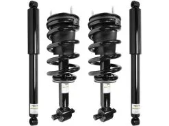 Unity - Front And Rear Suspension Strut Coil Spring And Shock Absorber Assembly Kit - 4 Piece - 2007 - 2013 GMC Sierra 1500 (Excludes Electronic Suspension) - 4-11580-251500-001