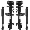 Unity - Front And Rear Suspension Strut Coil Spring And Shock Absorber Assembly Kit - 4 Piece - 2006 - 2008 Toyota RAV4 (Excludes Sport Package) - 4-11253-254060-001 -Engine Electrical shop D0187 T597241 1
