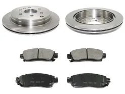 DuraGo - Rear Ceramic Brake Pad And Rotor Kit - 2007 - 2016 GMC Acadia - BK7113816