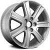 Action Crash - Aluminum Wheel - 17 X 7 Inch - 7 Spoke - 5-Stud - Painted Silver - 2007 - 2009 Lexus ES350 - ALY74190U20N -Engine Electrical shop D0191 P678473 1