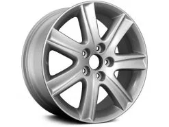 Action Crash - Aluminum Wheel - 17 X 7 Inch - 7 Spoke - 5-Stud - Painted Silver - 2007 - 2009 Lexus ES350 - ALY74190U20N