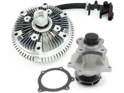 Replacement - Water Pump And Severe Duty Fan Clutch Kit - 2002 - 2006 Chevrolet Trailblazer EXT - 125-034