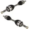TRQ - Front CV Axle Shaft - Set Of 2 - 2007 - 2014 Toyota FJ Cruiser - CSA82458 2 TRQ - Front CV Axle Shaft - Set Of 2 - 2007 - 2014 Toyota FJ Cruiser - CSA82458 -Engine Electrical shop D0192 G826744 1
