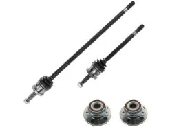 TRQ - Front Axle And Wheel Hub Assembly Kit 4 Piece Set - 1999 - 2004 Jeep Grand Cherokee - BHA52929