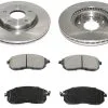 DuraGo - Front Ceramic Brake Pad And Rotor Kit - 2013 - 2019 Nissan Sentra - BK7157916 2 DuraGo - Front Ceramic Brake Pad And Rotor Kit - 2013 - 2019 Nissan Sentra - BK7157916 -Engine Electrical shop D0197 N176447 1