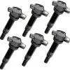 Replacement - Ignition Coil Kit (set Of 6) - 2007 - 2009 Hyundai Santa Fe 2.7L V6 (From 11/2006) - 904-168-K6 -Engine Electrical shop D0199 C926993 1