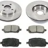 DuraGo - Front Semi Metallic Brake Pads And Rotor Kit - 2003 - 2007 Saturn Ion - BK7105612 -Engine Electrical shop D0199 Z398321 1