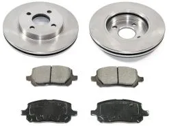 DuraGo - Front Semi Metallic Brake Pads And Rotor Kit - 2003 - 2007 Saturn Ion - BK7105612